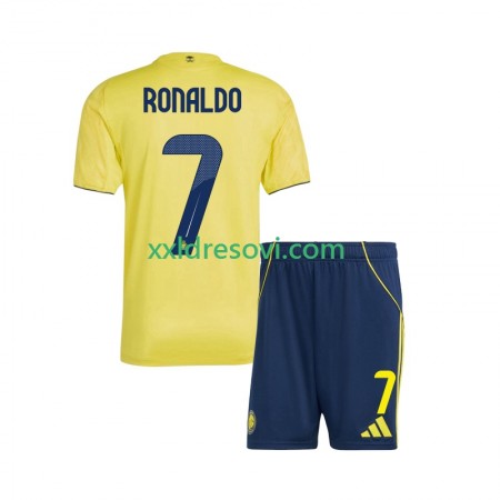 Al Nassr Cristiano Ronaldo 7 Domaći Dječji Nogometni Dres 2025-2026
